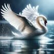 Swan Flapping 1