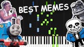 Best MEME Songs on Piano! (69 Meme Songs)