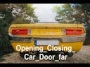 Opening / Closing Car Door - far