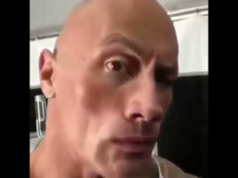 the rock eyebrow meme sound effect｜TikTok Search