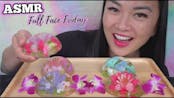 ASMR Flower Jello Eating