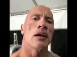 Dwayne Johnson eyebrow meme