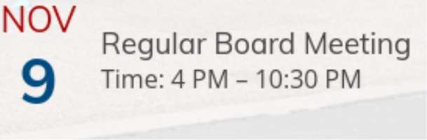 IT IS NOT A REGULAR MEETING