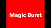 Cartoon magic burst