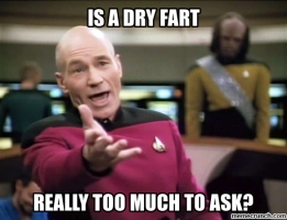 dry fart