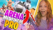 JESSIE spielt DUO ARENA mit einem FORTNITE PRO 😳