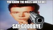 rick astley never give u up bass boosted and ear rapee