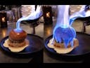Pouring Fire On A Burger