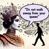 Do Not Walk Away From Your Queen