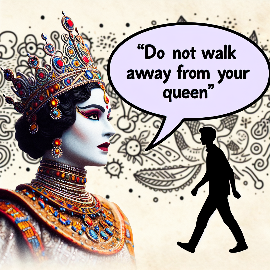 Do Not Walk Away From Your Queen