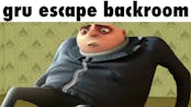 Gru escapes Backrooms