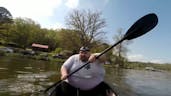 Fat guy sings Moana in a canoe