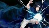 Sasuke uses Chidori