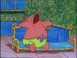 Squidward moan meme