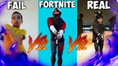 FORTNITE SCENARIO VS REAL VS FAIL #2