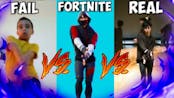 FORTNITE SCENARIO VS REAL VS FAIL #2