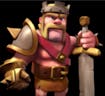 Barbarian king attack - Clash of Clans
