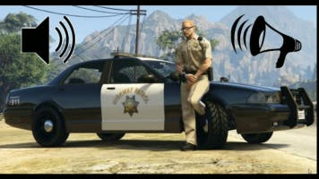 highway Patrol police megaphone (GTA)