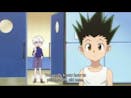 Killua says "ha ha"