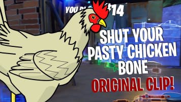 Shut your pasty chicken bone