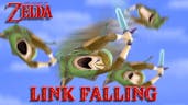 Link just keeps screaming as he falls