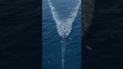 Submarine Passing Through Glaciers