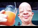 Man drinking orange juice meme
