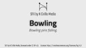 Bowling Pins Falling