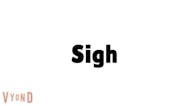 Sigh sound effect