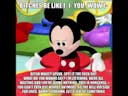 Mickey Mouse says bitches be like