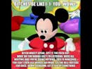 Mickey Mouse says bitches be like