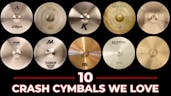 10 Crash Cymbals Compared - Which is Best For You?