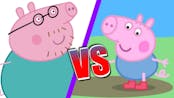 Papa cerdito vs bebe george