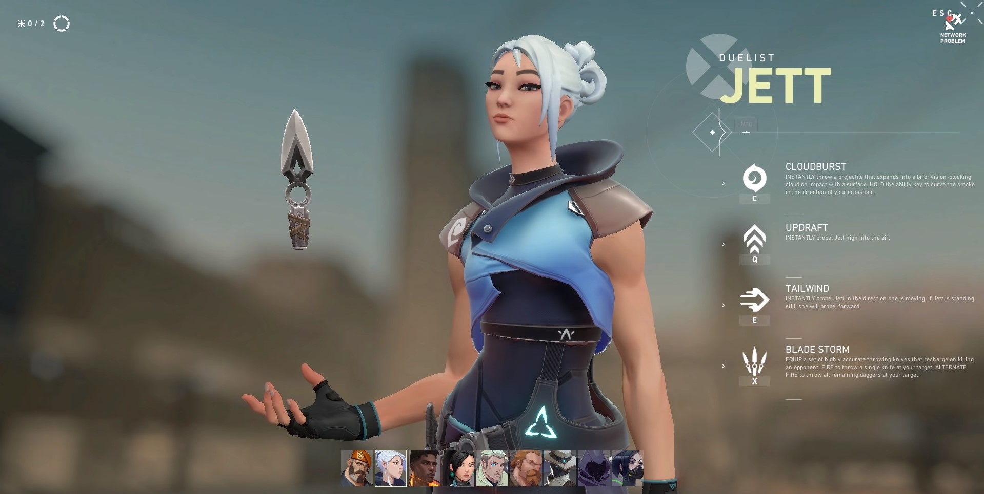 Valorant Ultimate Jett SingleKnife 