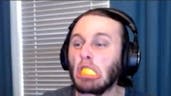 ssundee tring to eat a lemon