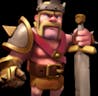Barbarian king die - Clash of Clans
