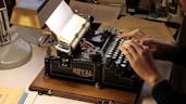 Typing on a 1913 Royal No 5 Standard Typewriter