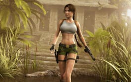 Lara Croft soundboard