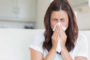 Female Sneezing